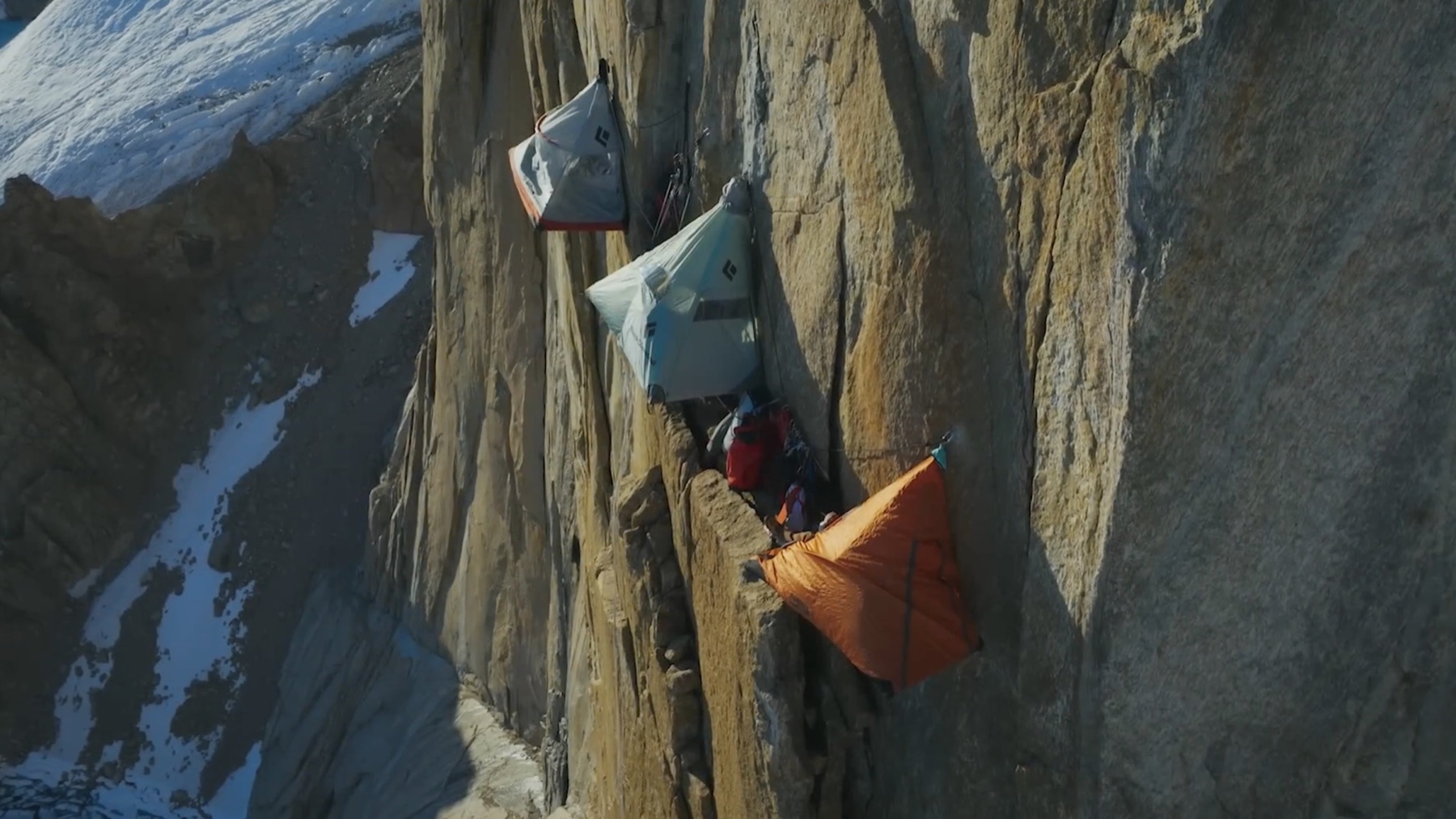 Alex Honnold climbing in the Arctic